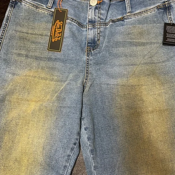 Von Dutch Originals Plus Size Skinny Jeans 16 fits 14 best - Picture 8 of 10